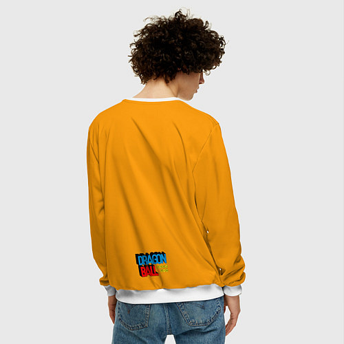 Мужской свитшот Kid Goku / 3D-Белый – фото 4