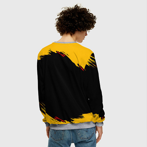Мужской свитшот Иноске Хашибира Kimetsu no Yaiba / 3D-Меланж – фото 4