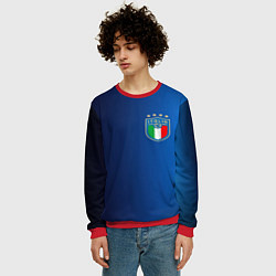 Свитшот мужской Сборная Италии, цвет: 3D-красный — фото 2