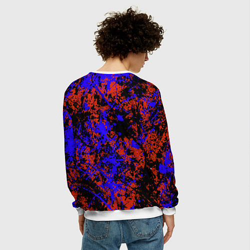 Мужской свитшот Евангелион Evangelion / 3D-Белый – фото 4