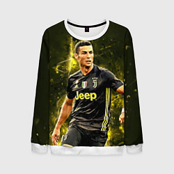 Свитшот мужской Cristiano Ronaldo Juventus, цвет: 3D-белый