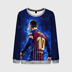 Свитшот мужской Leo Messi Лео Месси 10, цвет: 3D-меланж