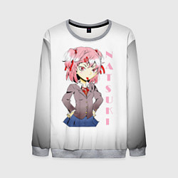 Свитшот мужской Doki Doki NATSUKI, цвет: 3D-меланж