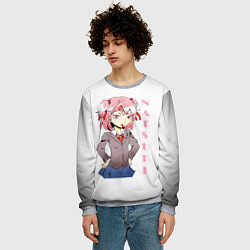 Свитшот мужской Doki Doki NATSUKI, цвет: 3D-меланж — фото 2