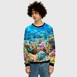 Свитшот мужской Риф, цвет: 3D-черный — фото 2