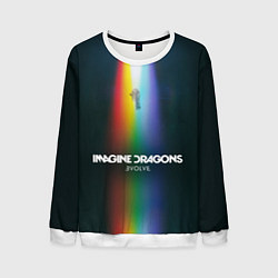 Свитшот мужской Imagine Dragons: Evolve, цвет: 3D-белый