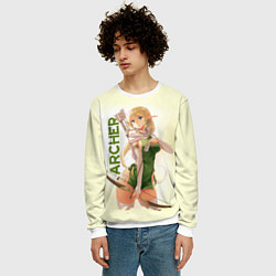 Свитшот мужской Archer, цвет: 3D-белый — фото 2