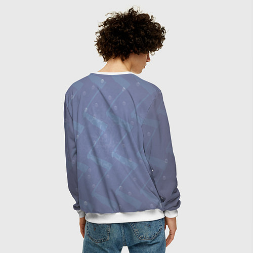 Мужской свитшот Акула / 3D-Белый – фото 4