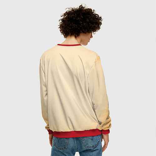 Мужской свитшот Корабль Ship / 3D-Красный – фото 4