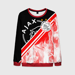 Свитшот мужской FC AJAX AMSTERDAM ФК АЯКС, цвет: 3D-красный