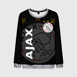Свитшот мужской FC AJAX AMSTERDAM ФК АЯКС, цвет: 3D-меланж