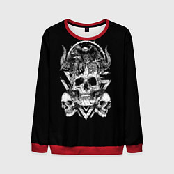 Мужской свитшот Черепа и Вороны Skulls Raven
