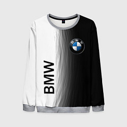 Свитшот мужской Black and White BMW, цвет: 3D-меланж