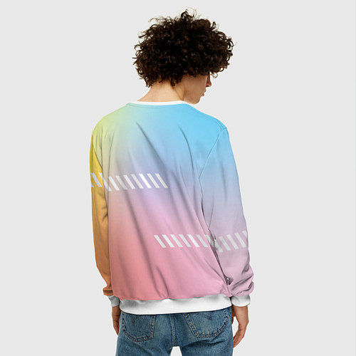 Мужской свитшот Пять невест / 3D-Белый – фото 4