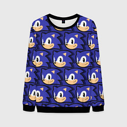 Свитшот мужской Sonic pattern, цвет: 3D-черный