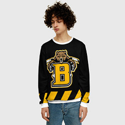 Свитшот мужской BOSTON BRUINS, цвет: 3D-белый — фото 2