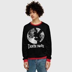 Свитшот мужской Мрачный Рюк Death Note, цвет: 3D-красный — фото 2