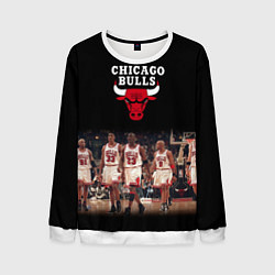 Свитшот мужской CHICAGO BULLS 3, цвет: 3D-белый