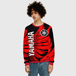 Свитшот мужской YAMAHA ЯМАХА МОТОСПОРТ, цвет: 3D-красный — фото 2