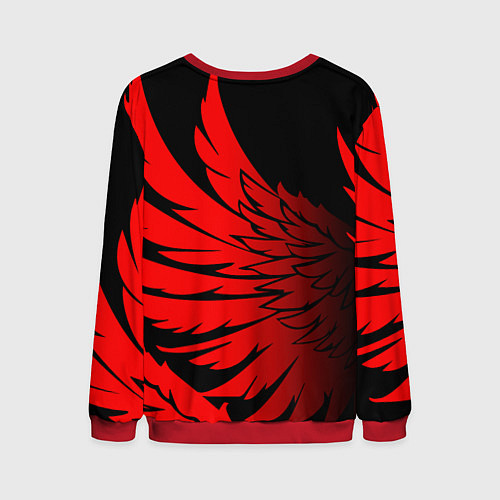 Мужской свитшот YAMAHA ЯМАХА МОТОСПОРТ / 3D-Красный – фото 2