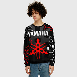 Свитшот мужской YAMAHA ЯМАХА МОТОСПОРТ, цвет: 3D-черный — фото 2