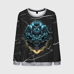 Свитшот мужской Owl king, цвет: 3D-меланж