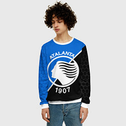 Свитшот мужской FC ATALANTA ФК АТАЛАНТА, цвет: 3D-белый — фото 2
