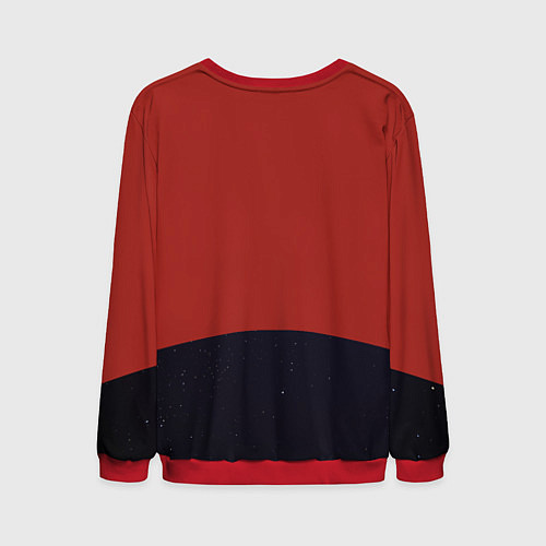 Мужской свитшот Cowboy Bebop - Spike / 3D-Красный – фото 2