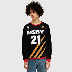 Свитшот мужской 21 MSBY BLACK JACKALS, цвет: 3D-красный — фото 2