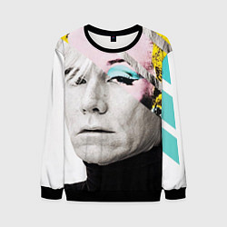 Свитшот мужской Энди Уорхол Andy Warhol, цвет: 3D-черный