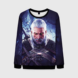 Свитшот мужской THE WITCHER GERALT OF RIVIA, цвет: 3D-черный