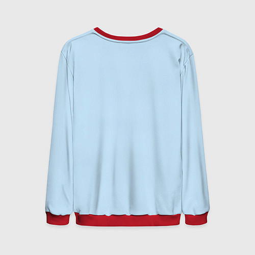 Мужской свитшот Москва-Сити / 3D-Красный – фото 2