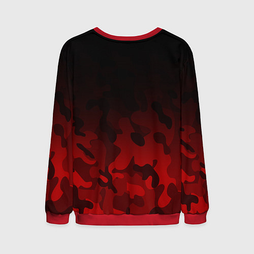 Мужской свитшот DUCATI ДУКАТИ КАМУФЛЯЖ / 3D-Красный – фото 2