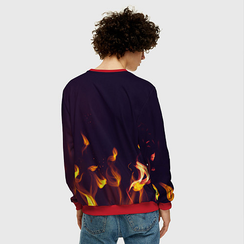 Мужской свитшот ВДВ никто кроме нас / 3D-Красный – фото 4