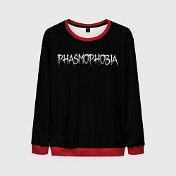 Свитшот мужской Phasmophobia logo, цвет: 3D-красный
