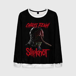 Свитшот мужской CHRIS FENH SLIPKNOT СЛИПКНОТ Z, цвет: 3D-белый