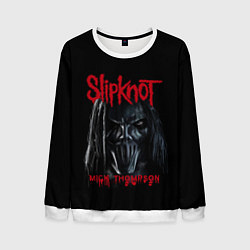 Свитшот мужской MICK THOMPSON SLIPKNOT СЛИПКНОТ Z, цвет: 3D-белый