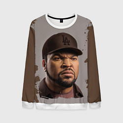 Свитшот мужской Ice Cube Айс Куб Z, цвет: 3D-белый