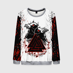 Свитшот мужской VALKNUT RUNES Z, цвет: 3D-меланж