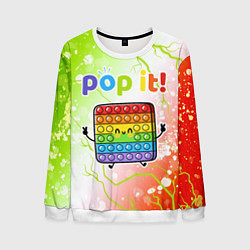 Мужской свитшот Pop It - Happy - Lightning