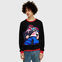 Свитшот мужской Бойфренд и Герлфренд FNF, цвет: 3D-красный — фото 2