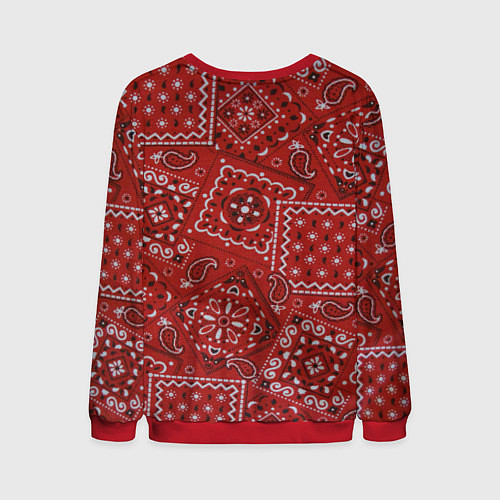 Мужской свитшот БЛАДС BLOODS / 3D-Красный – фото 2