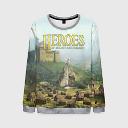 Свитшот мужской Оплот Heroes of Might and Magic 3 Z, цвет: 3D-меланж