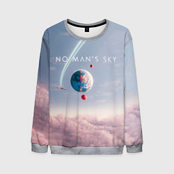 Свитшот мужской No mans sky, цвет: 3D-меланж