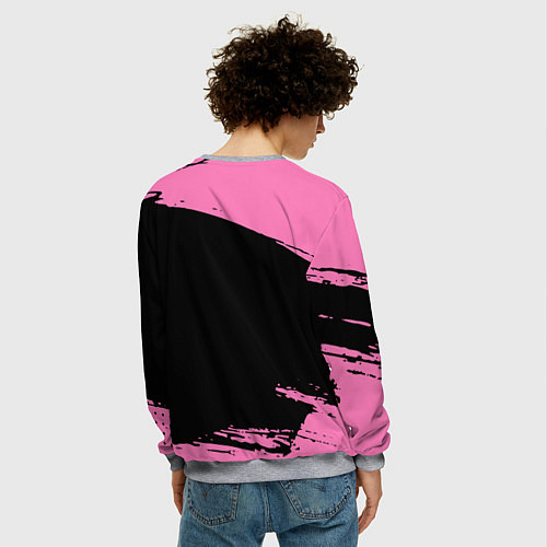 Мужской свитшот BARBIE ROBLOX РОБЛОКС Z / 3D-Меланж – фото 4