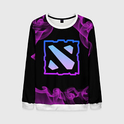 Свитшот мужской Дота - Dota 2, цвет: 3D-белый