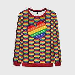 Мужской свитшот Большое сердце ПОП-ИТа