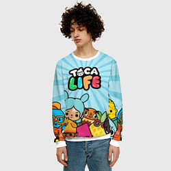 Свитшот мужской Toca Life World, цвет: 3D-белый — фото 2