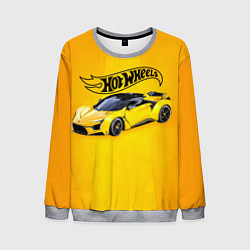 Свитшот мужской Hot Wheels Хот Вилс, цвет: 3D-меланж