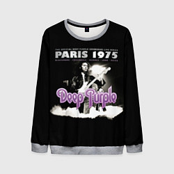 Свитшот мужской Deep Purple - Paris 1975, цвет: 3D-меланж